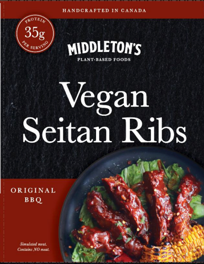 Middleton's Original BBQ Vegan Seitan Ribs