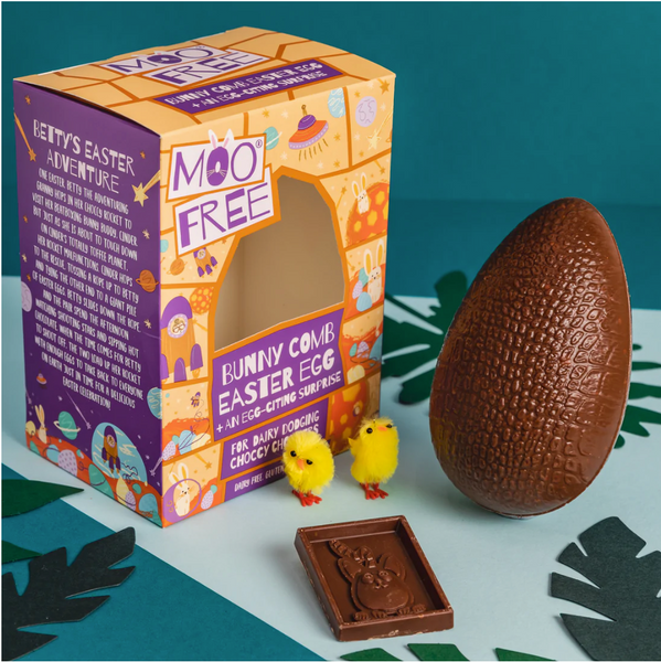 Moo Free Chocolate Easter Egg Bunnycomb