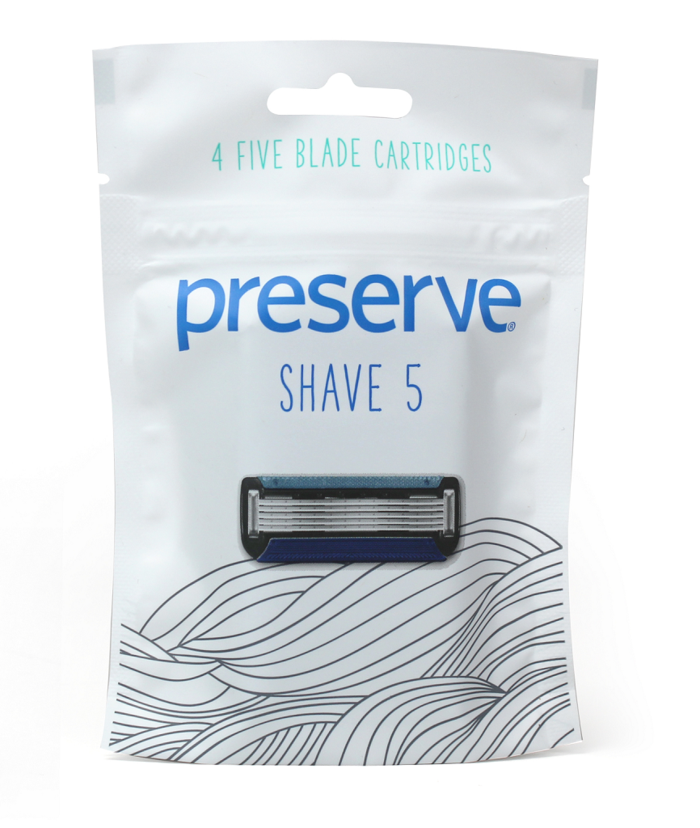 Preserve Shave 5 Blades 4 Pack