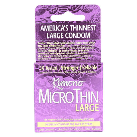 Kimono 3 Pack Large Condoms