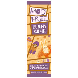 Moo Free Mini Moo Bunnycomb Chocolate Bar