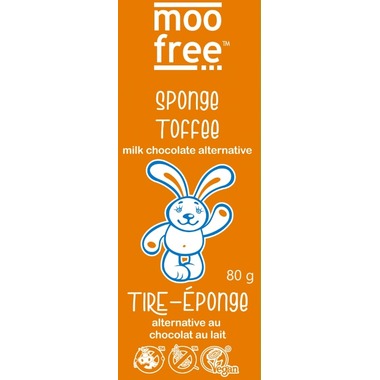 Moo Free Sponge Toffee Chocolate Bar