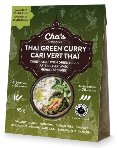 Cha s Organics Thai Green Curry