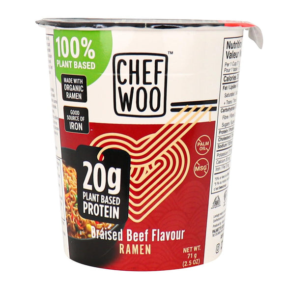 Chef Woo Braised Beef Ramen Cup