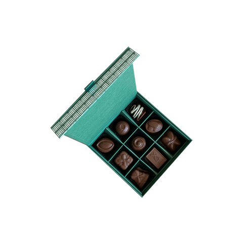 Sjaak's European Style Dark Chocolate Truffle Assortment (9pc)