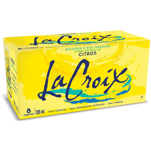 LaCroix 8 Pack Lemon