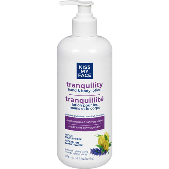 Kiss My Face Tranquility Hand & Body Lotion Lavender & Ylang Ylang