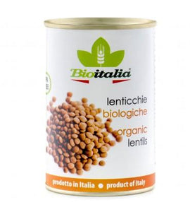 Bioitalia Organic Organic Green Lentils Can