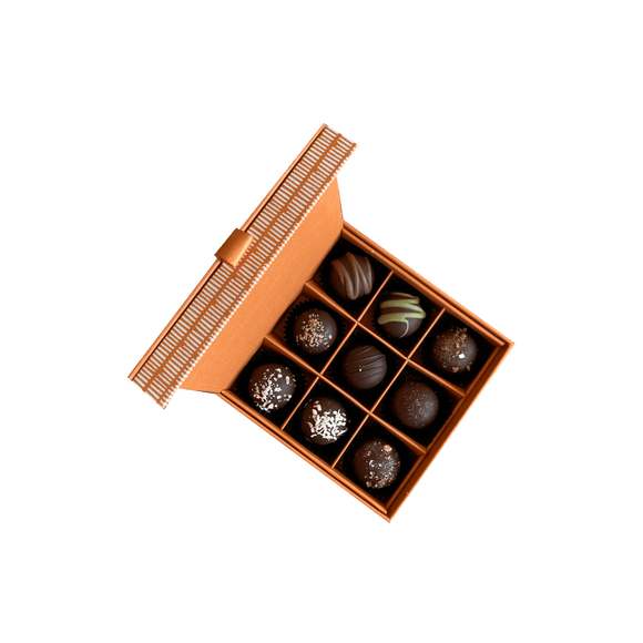 Sjaak's Melk Chocolate Truffle Assortment (9pc)