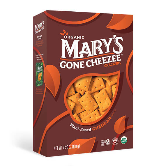 Mary's Cheezee Crackers Cheddar