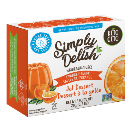 Simply Delish Orange Jello Mix