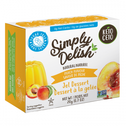 Simply Delish Peach Jello Mix