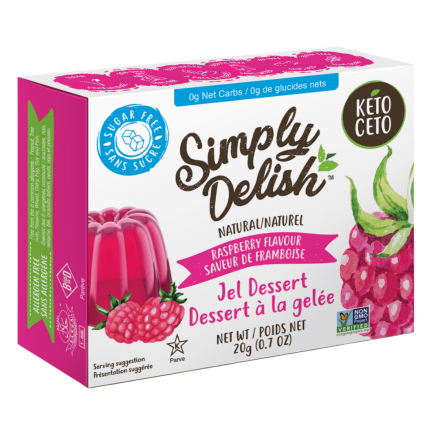 Simply Delish Raspberry Jello Mix