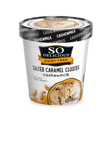 So Delicious Salted Caramel Cluster Cashew Ice Cream