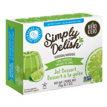Simply Delish Lime Jello Mix